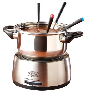 Nostalgia Stainless Steel Electric Fondue Pot