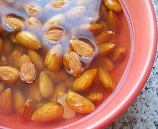 Soaking Almonds