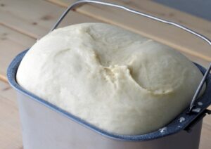 Making Dough in a Bread Machine and Baking
